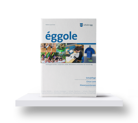 Titelseite der Schülerzeitung «éggole» der Schule Egg