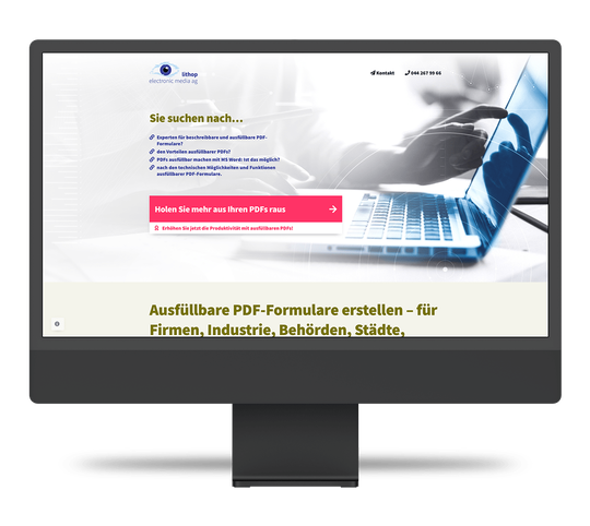 Microsite, pdf-formular-erstellen.ch