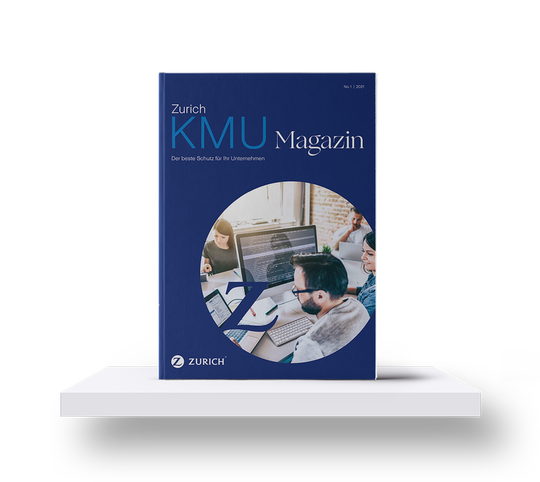 Titelseite des KMU Magazins der Zürich Versicherungs-Gesellschaft AG.