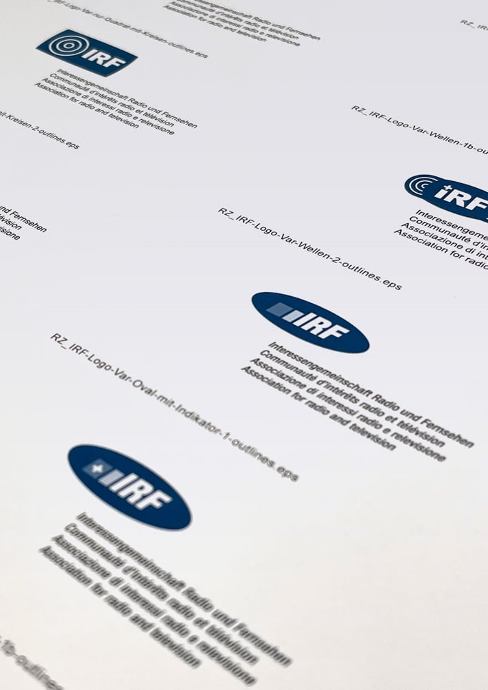 IRF Interessengemeinschaft Radio und Fernsehen, Neues Firmen-Branding / Logoentwicklung